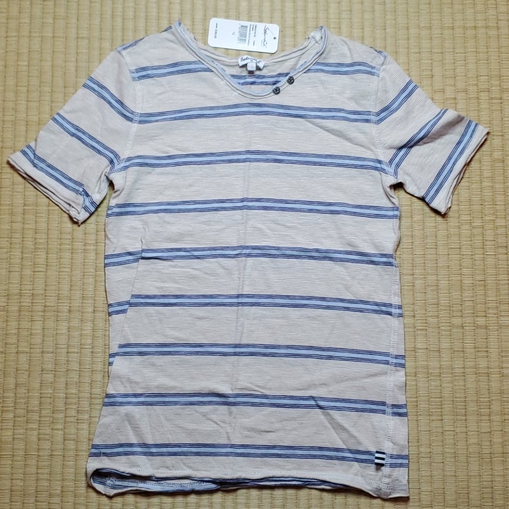 Splendid Rounded V-Neck Short-Sleeve T-Shirt sz 12